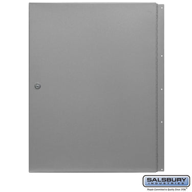 Rear Cover - Locking - for Aluminum Mailbox - Standard System - with (2) Keys